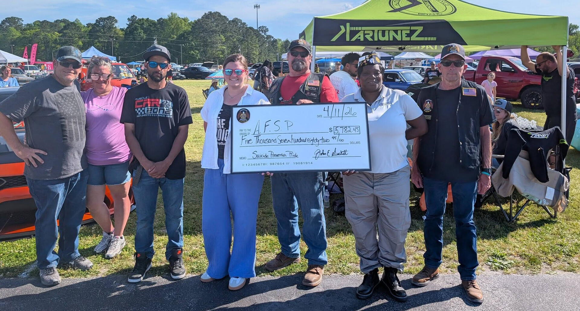 Be the One charity ride draws more than 100 motorcyclists, raises more than $5,700