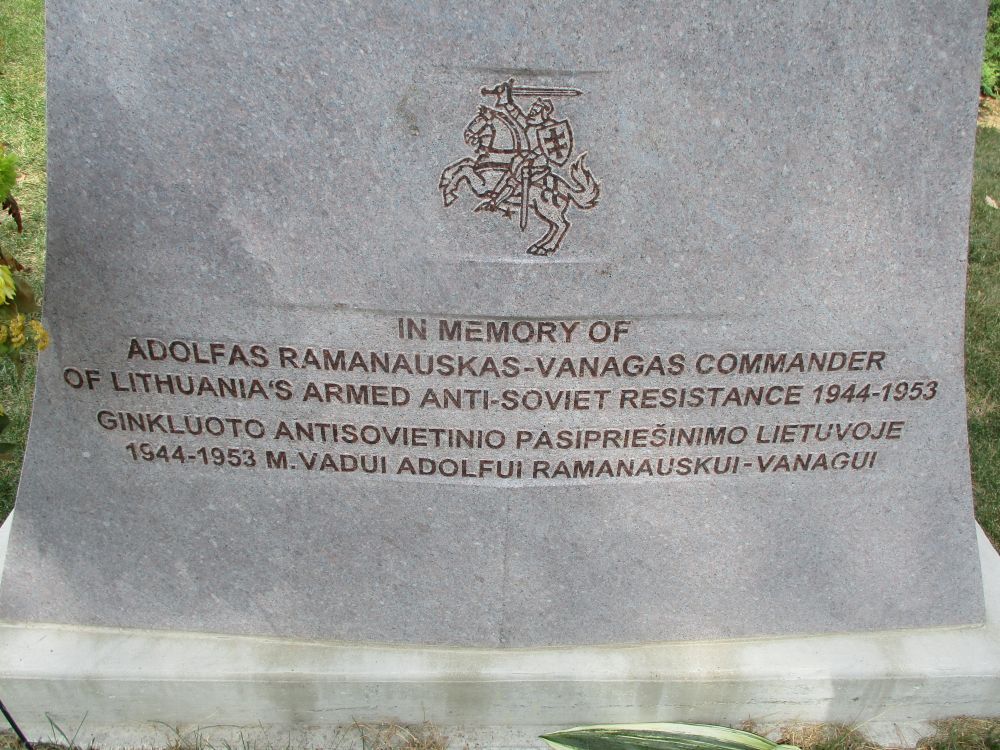 Adolfas Ramanauskas-Vanagas Lithuanian Resistance Memorial