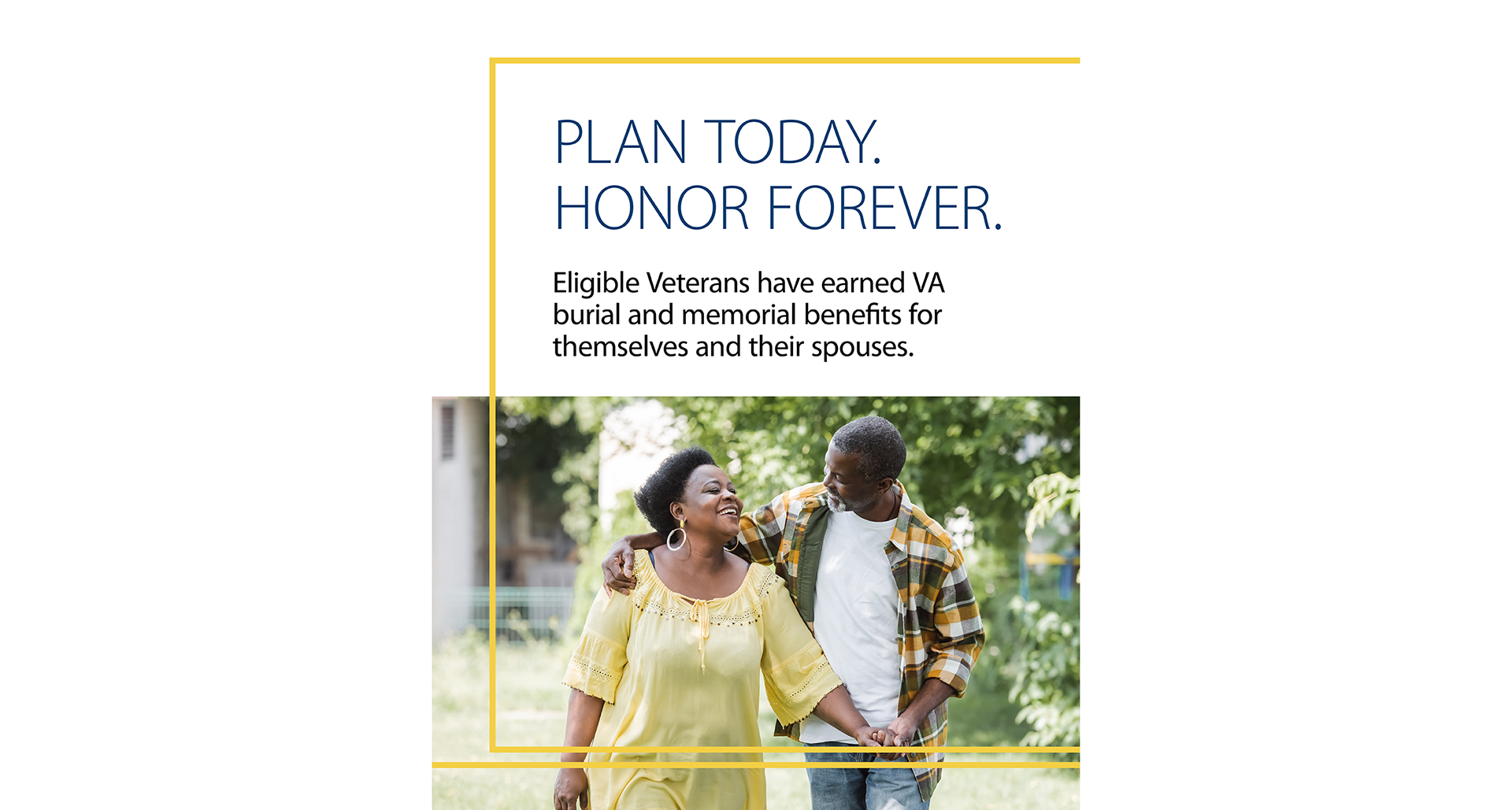 Plan ahead for burial in a VA national cemetery