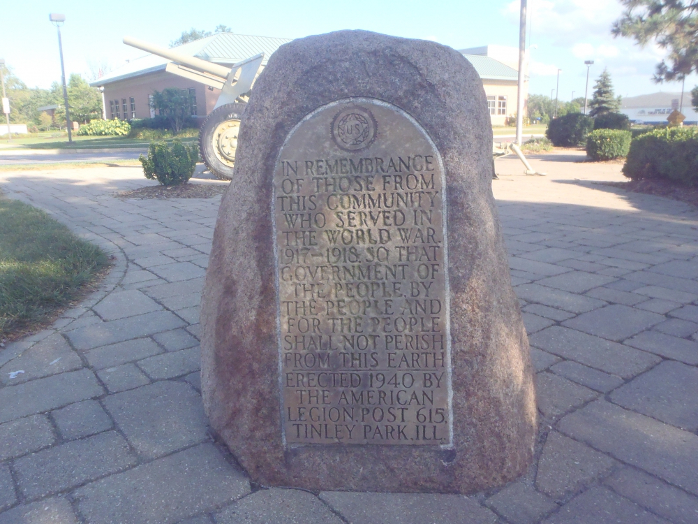 Tinley Park WWI Memorial