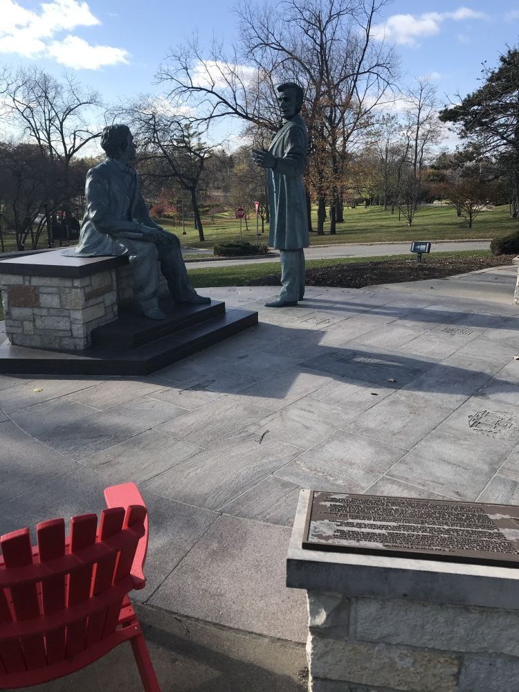 A Learning Moment Memorial, Carthage College, Kenosha, Wisconsin