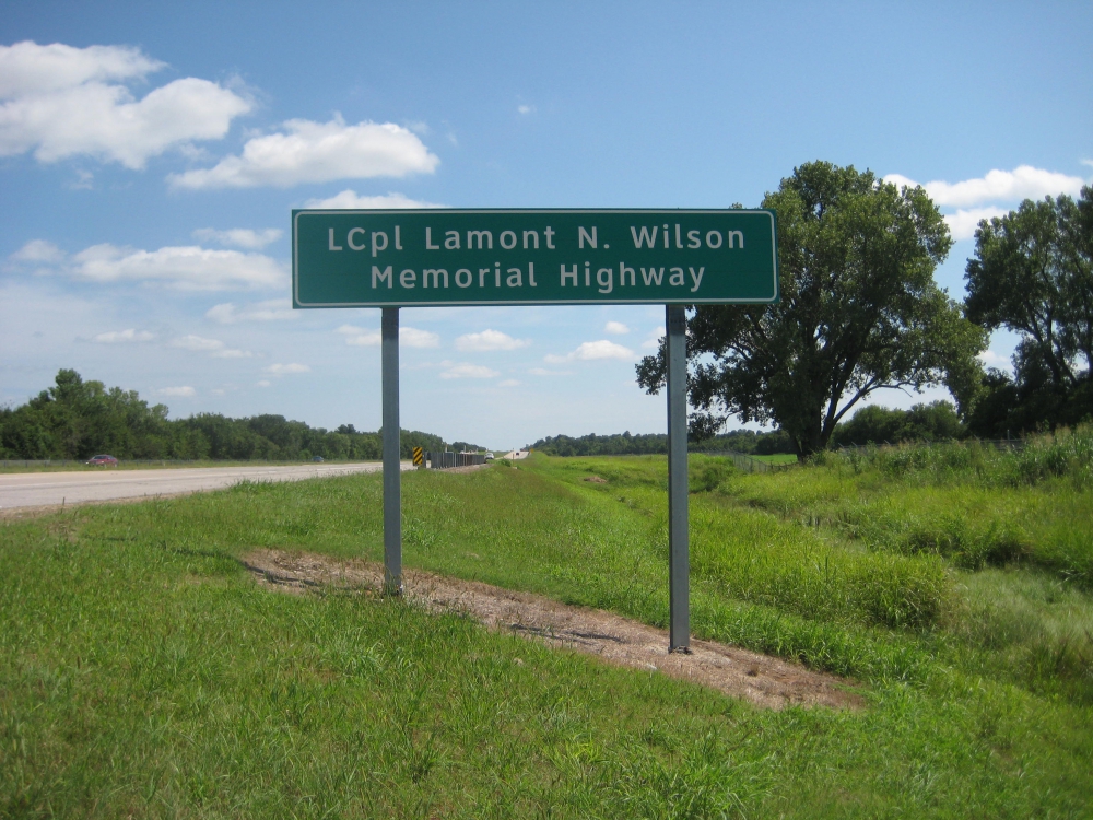 LCpl Lamont N. Wilson Memorial Highway
