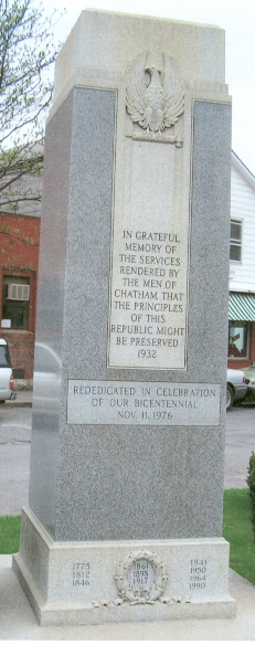 Village of Chatham Veterans Memorial