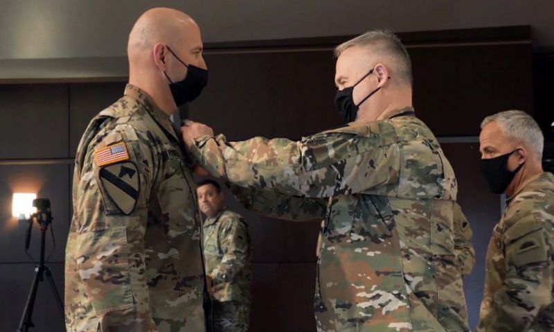 ‘No big thing’: NCO earns Soldier's Medal after running into house fire to save woman and dog