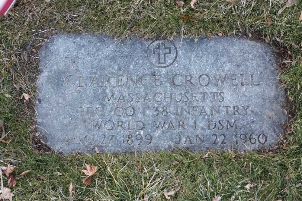 Clarence Albert Crowell Memorial Stone