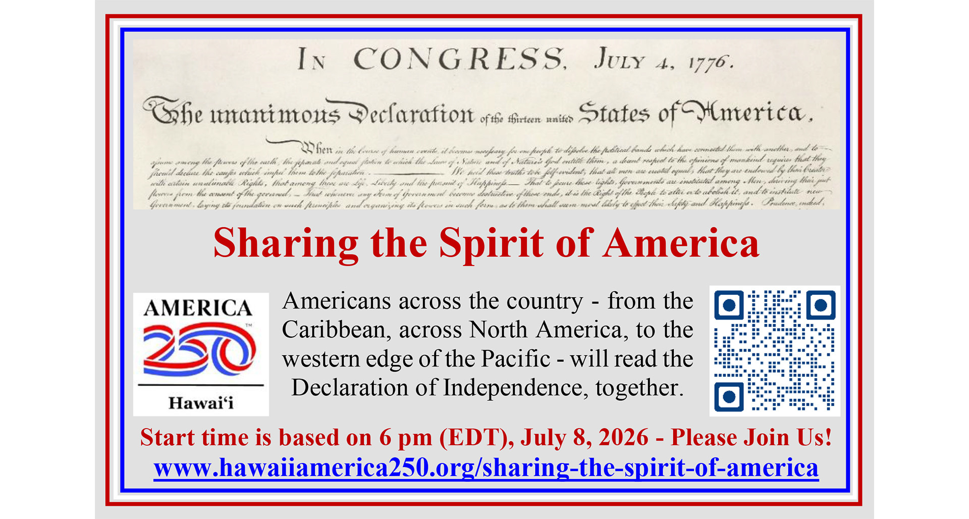 A simultaneous Declaration