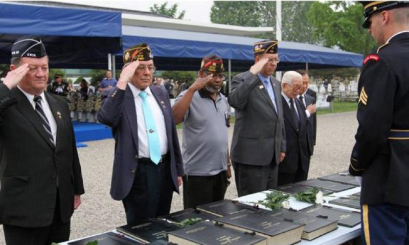 Memorial Day ceremony at Knight Field, Yongsan Garrison, Seoul, South Korea