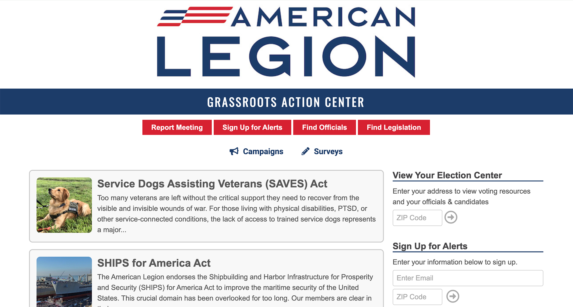 Let your voice be heard on legislative priorities