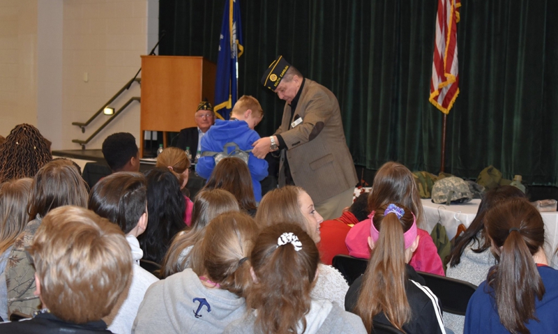 Legionnaires make an impact on middle school students