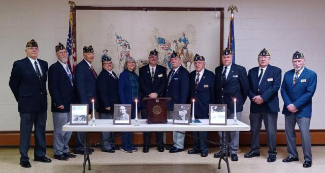 Post 62 in Dunkirk, N.Y., Four Chaplains Sunday ceremony. Legiontown photo
