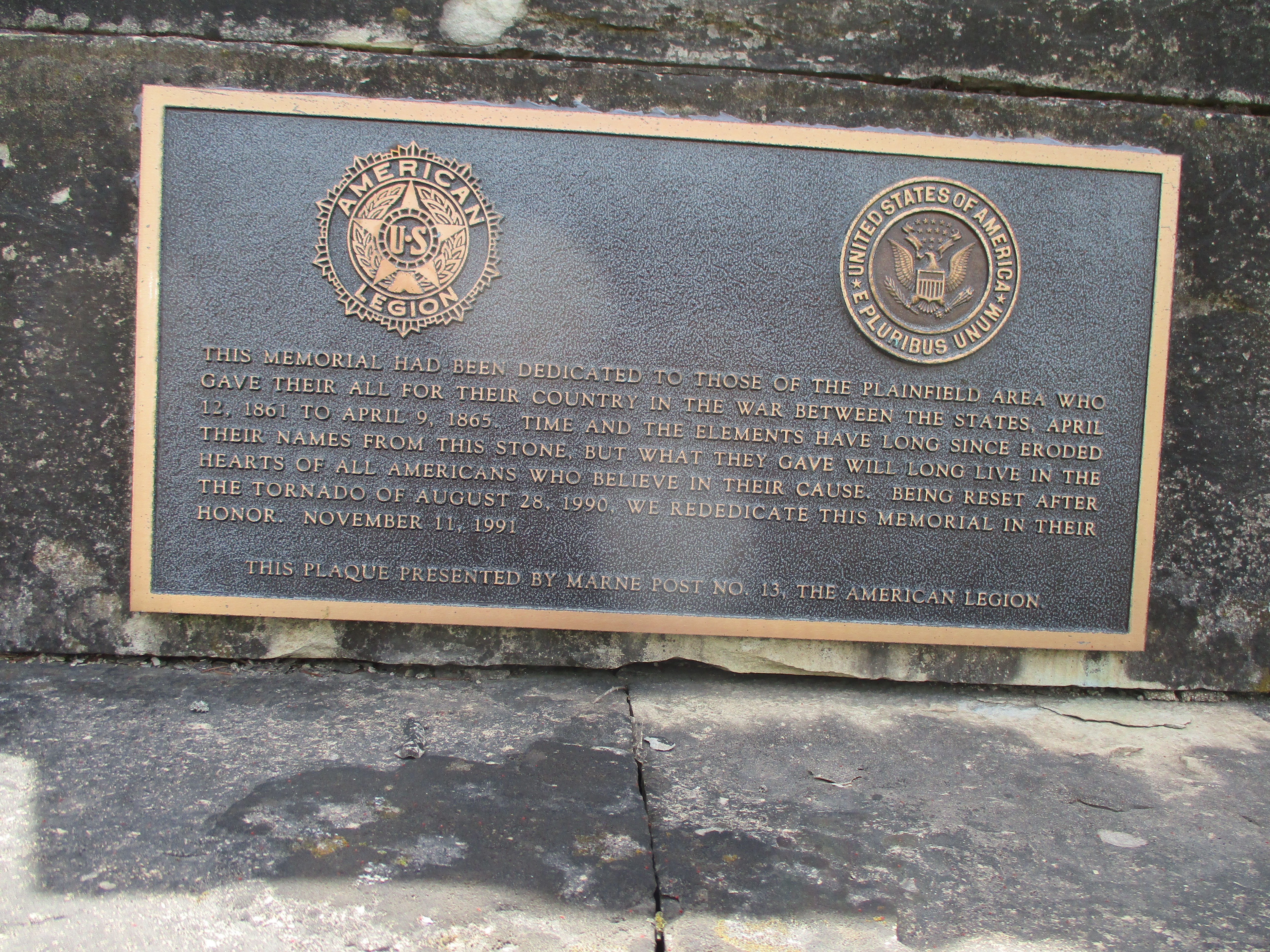 Lockport Cemetery Civil War Memorial