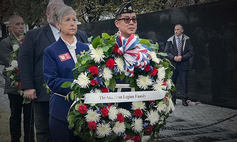 American Legion Family honors Vietnam veterans at the Wall