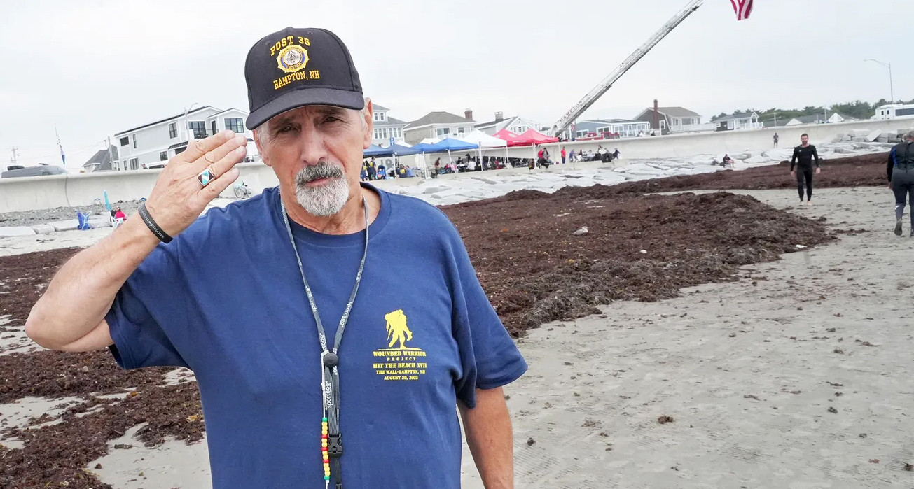Ralph Fatello, past commander of Post 35 in Hampton, N.H. (Photo by Deb Cram)