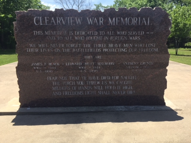 Clearview War Memorial