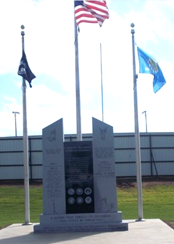 Carnegie Veterans Memorial, Carnegie, Oklahoma