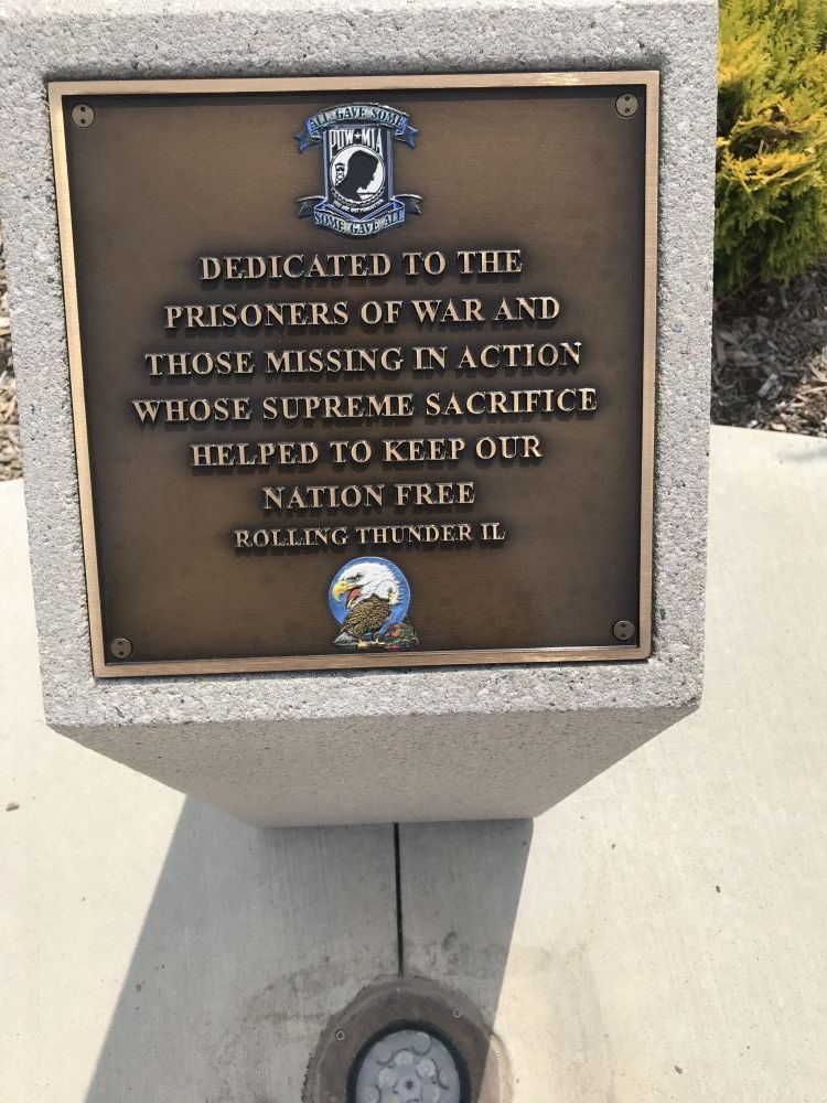 MIA Plaque, Carol Stream, Illinois