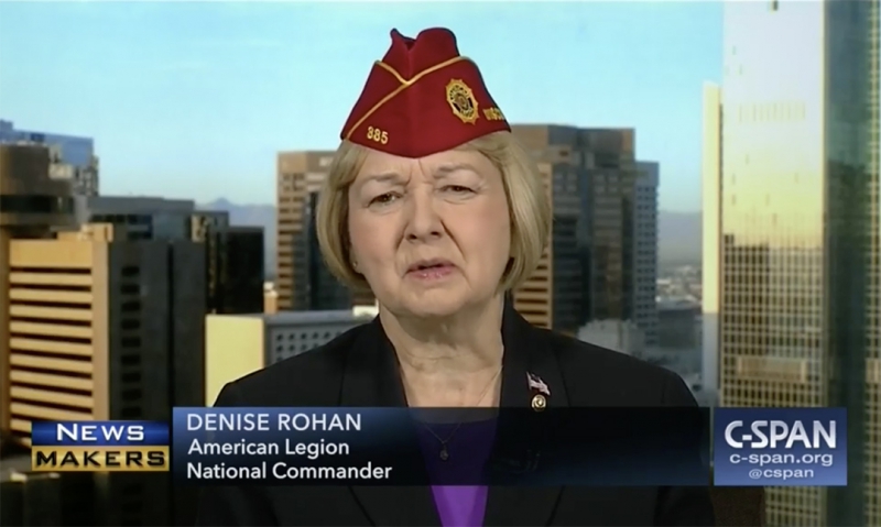 National commander featured on C-SPAN