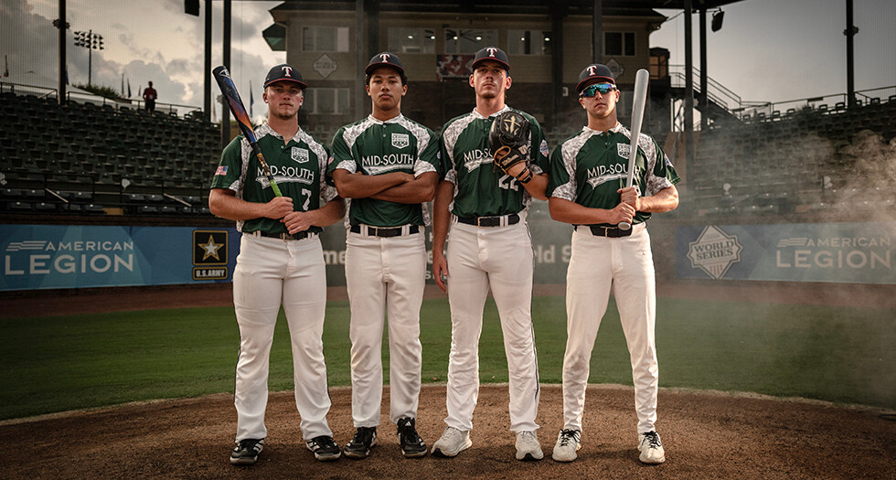 The Tupelo, Miss., 49ers arrive in Shelby, N.C., for the 2026 American Legion World Series. Photo by Chet Strange