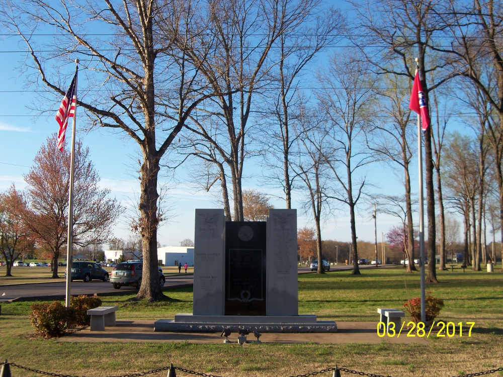 City of Milan Veterans War Memorial, Milan, TN