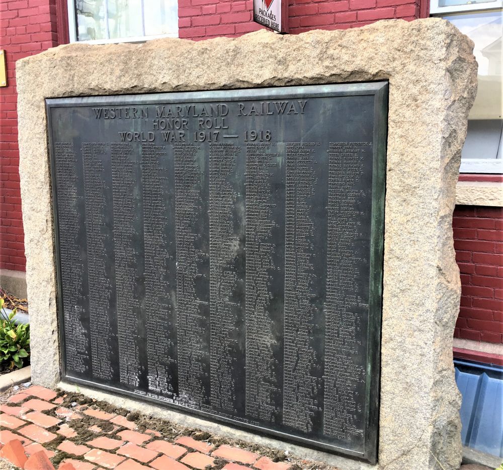 Western Maryland Railway Honor Roll (1920)