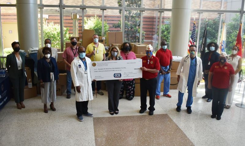 American Legion grant supports visually impaired, homeless veterans