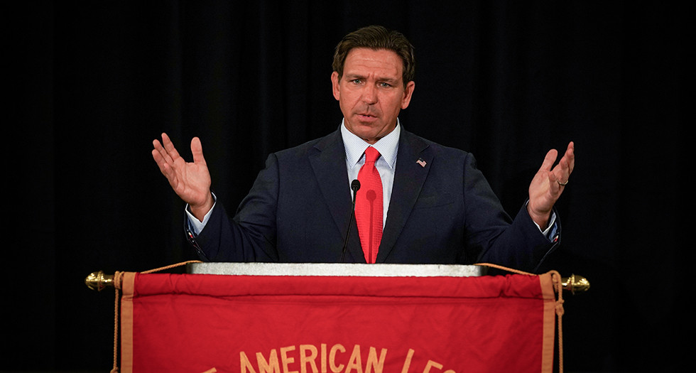 At the 2025 American Legion Convention in Tampa, FL the Past Department Commanders Club presented Florida Gov. Ron DeSantis with the Good Guy Award.