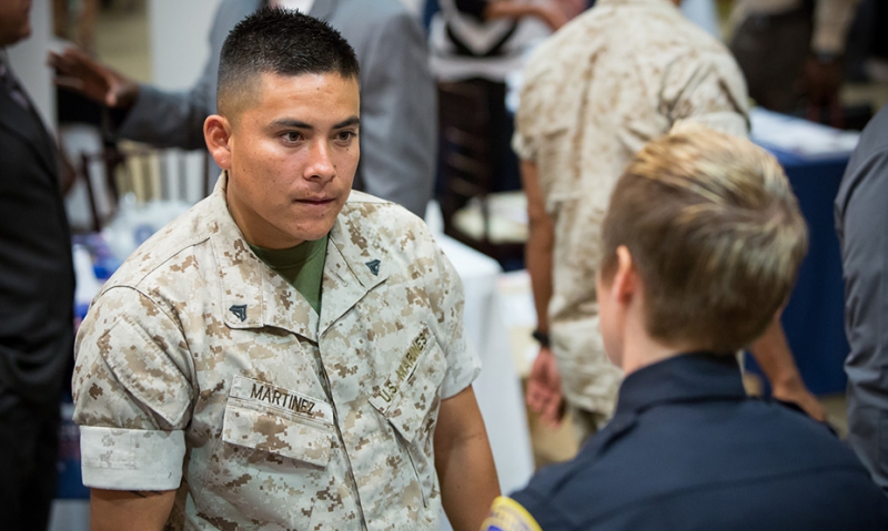 Legion participates in career fair at Camp Pendleton