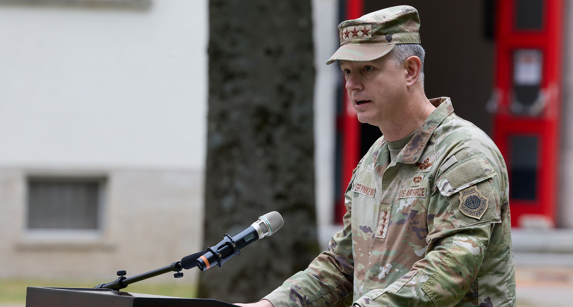 U.S. Air Force Gen. Alexus G. Grynkewich. (U.S. Marine Corps photo by Cpl. Garrett Gillespie)