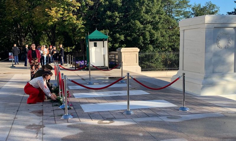 Stepping into history at the Tomb of the Unknown Soldier