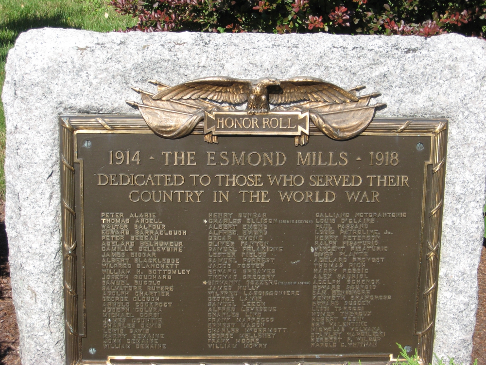 Esmond Mills Memorial