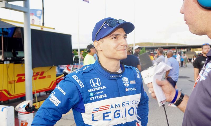 Crash causes Alex Palou to finish 20th in Illinois race
