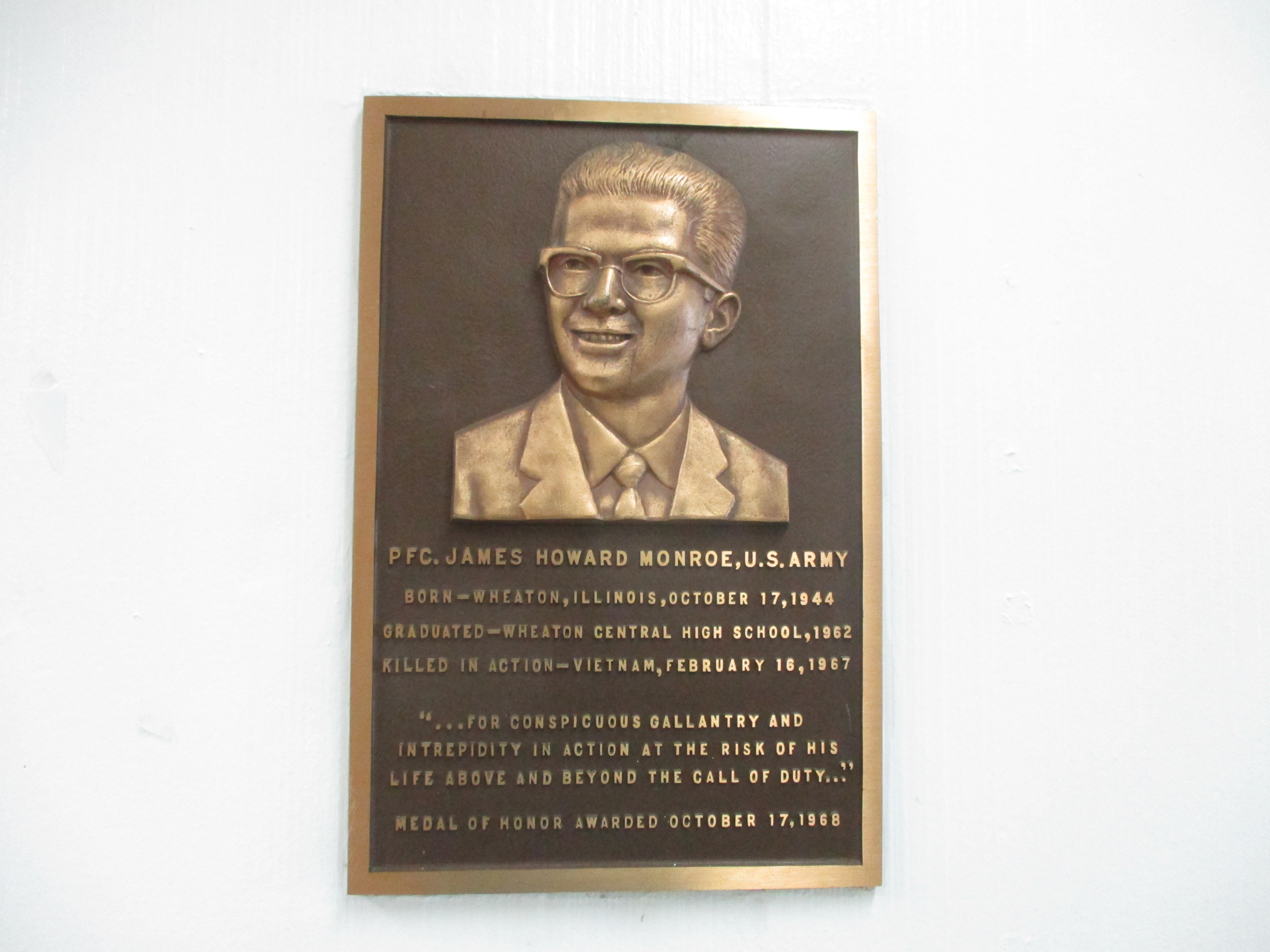 PFC James H. Monroe Memorial