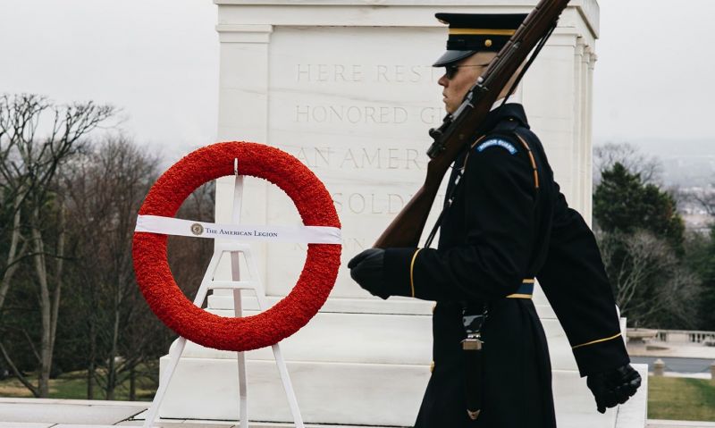 Place a flower at the Tomb