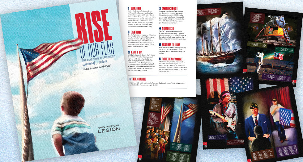 History of the U.S. flag captured in graphic novel