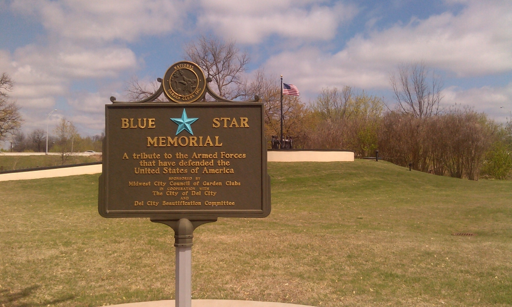 Del City, Oklahoma Patriot Park Blue Star Memorial