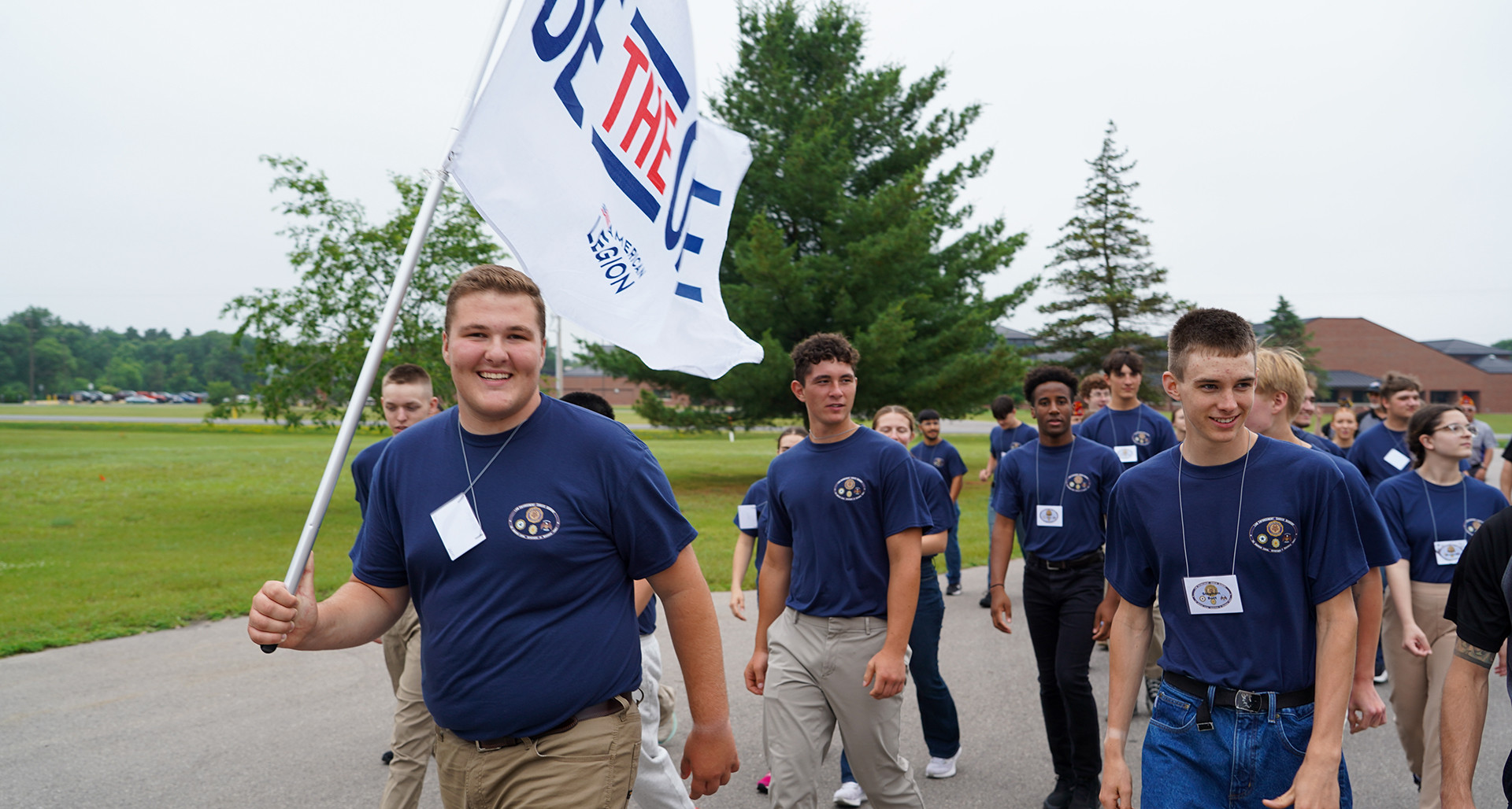 The Department of Wisconsin’s 2025 Junior Law Cadet Program included a Be the One walk. (Photo by Jeric Wilhelmsen)