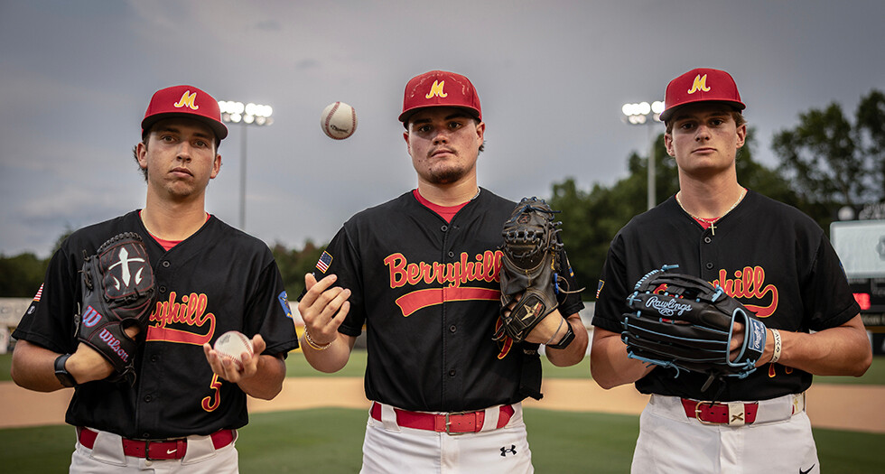 Midland Berryhill Post 165 arrives at Keeter Stadium in Shelby, N.C., for the 2026 American Legion World Series. Photo by Chet Strange