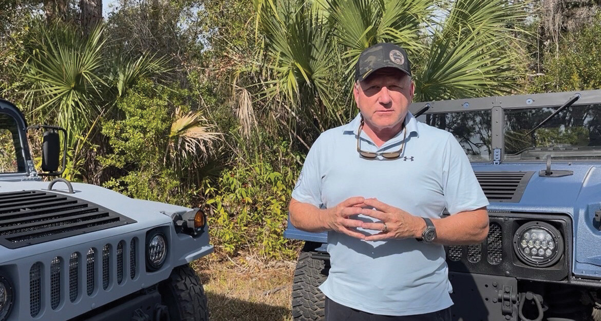 Meet the SAL member who donated the Humvee for the sweepstakes