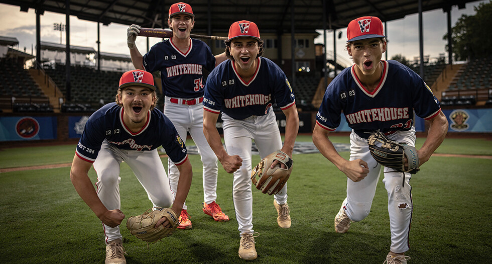 Whitehouse, N.J., Post 284 arrives at Keeter Stadium in Shelby, N.C., for the 2026 American Legion World Series. Photo by Chet Strange