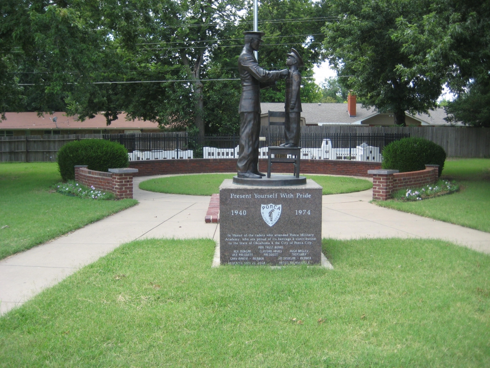 Ponca City, Oklahoma Ponca Military Academy (P.M.A.) Memorial Park