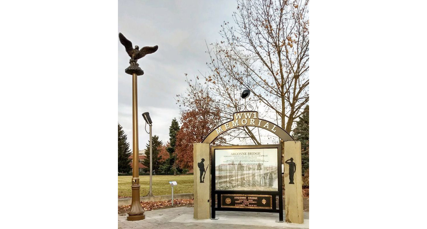 The Argonne Bridge World War I Memorial. (Image via legion.org/memorials)