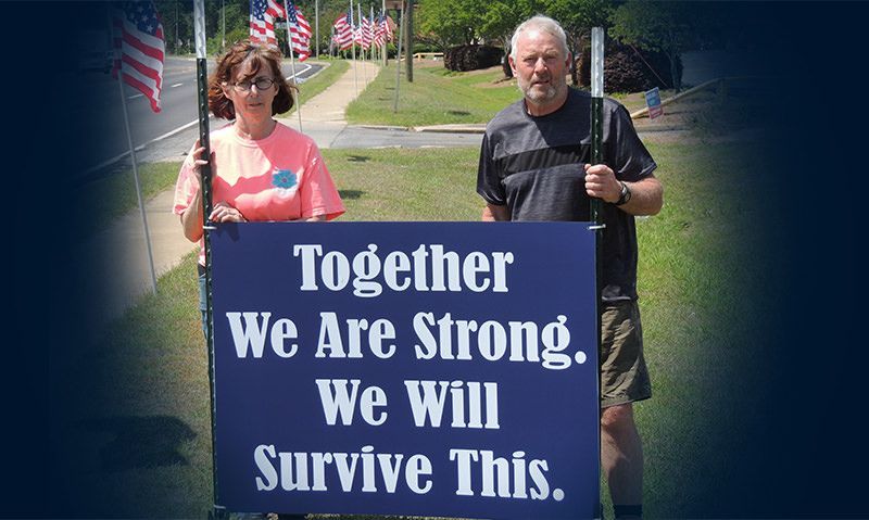 American Legion post's message to community: 'We will survive this'