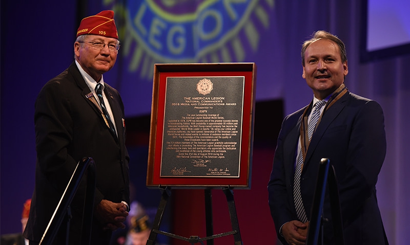 ESPN accepts Legion communications award
