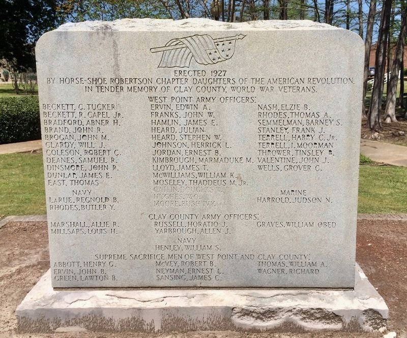 Clay County World War I Memorial