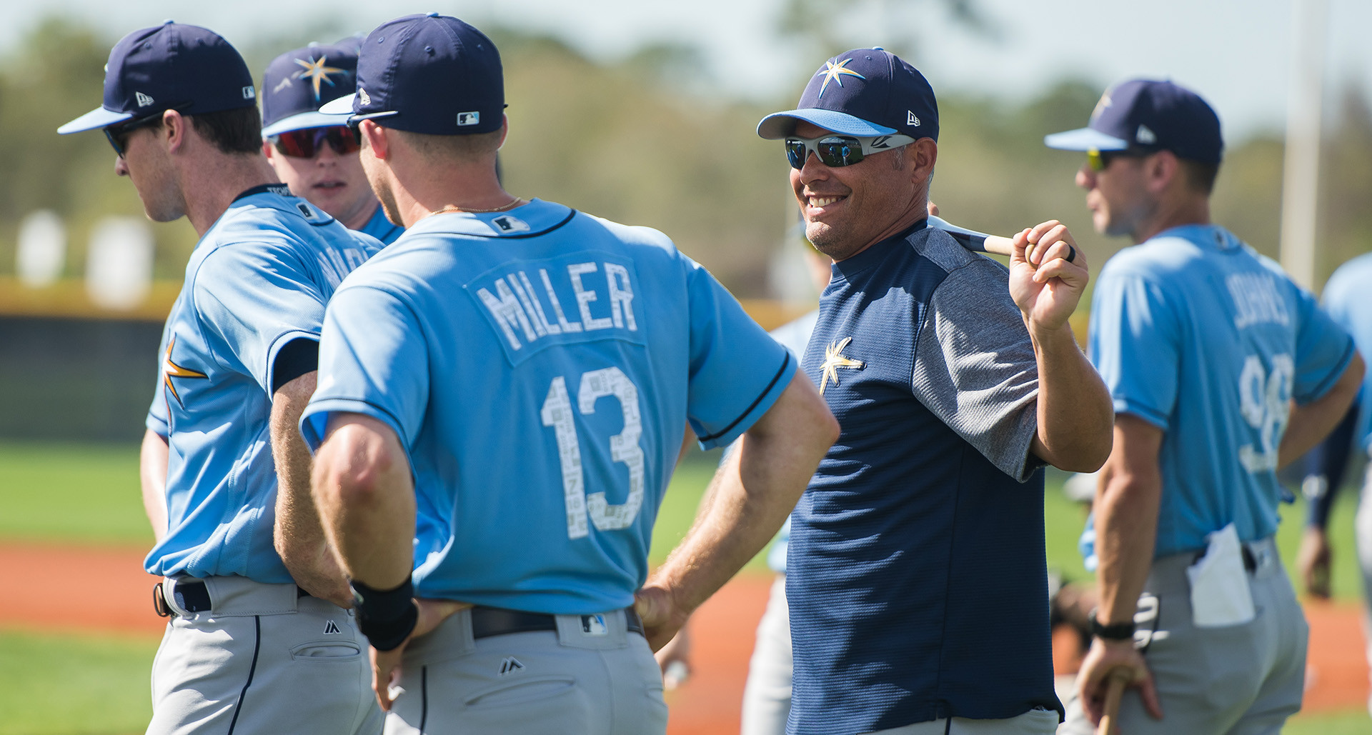 Tampa Bay Rays manager Kevin Cash reflects on his American Legion Baseball experience during spring training on Feb. 20, 2018. Photo by Lucas Carter/The American Legion