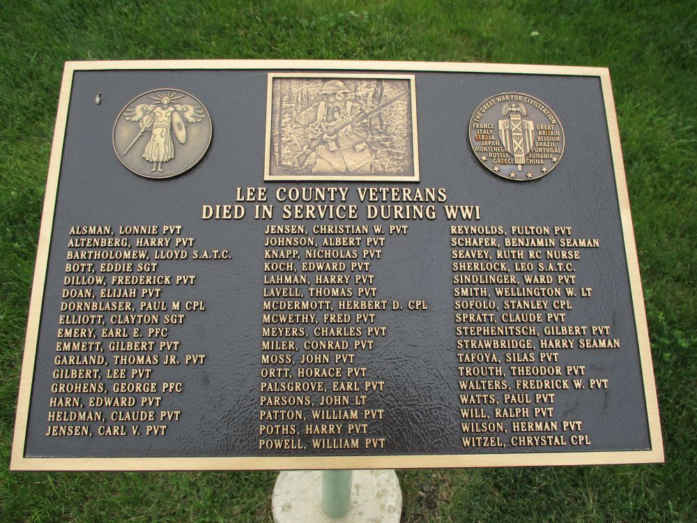 Lee County WWI Veterans Memorial