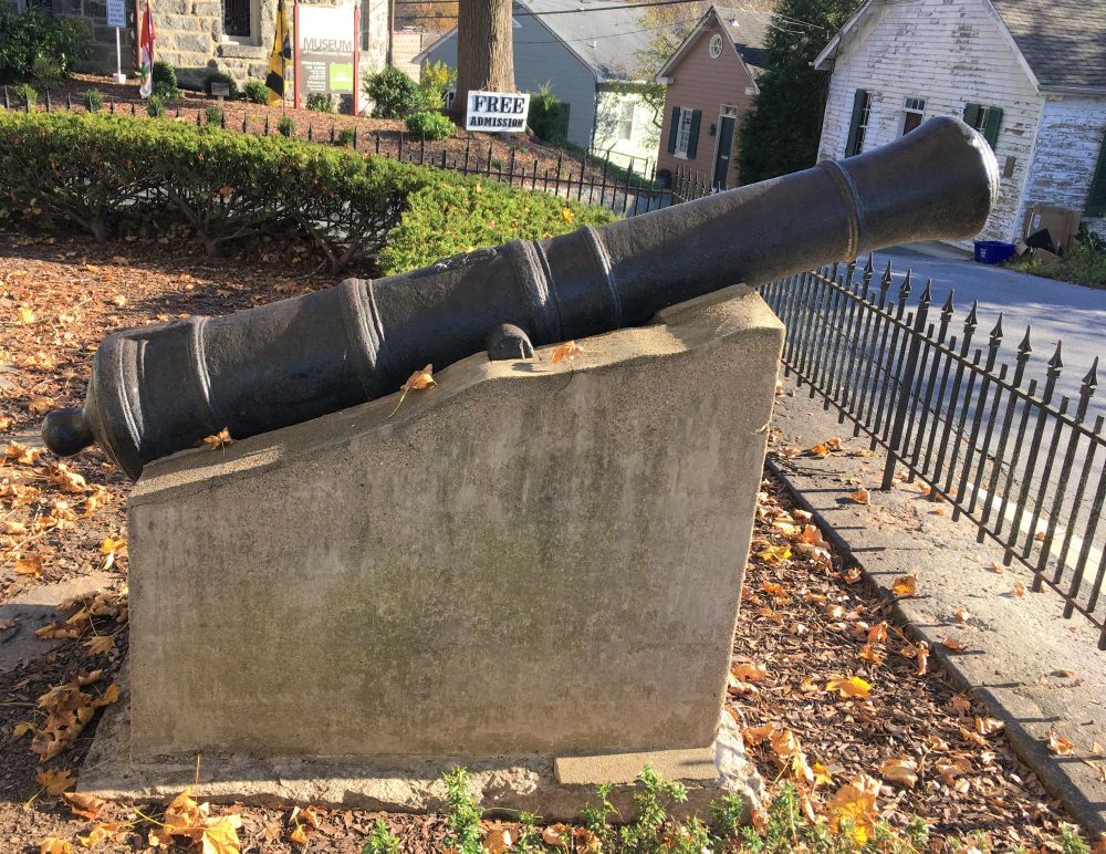 War of 1812 Cannon, Ellicott City, Maryland