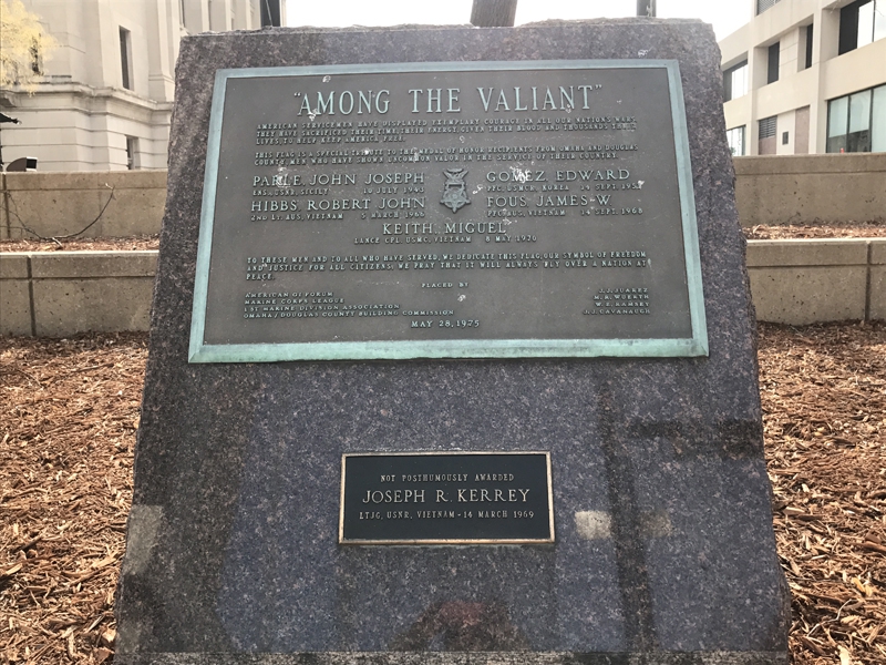 Among the Valiant Medal of Honor Plaque