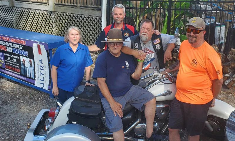 Florida Legion Riders ‘give back’ through motorcycle giveaway