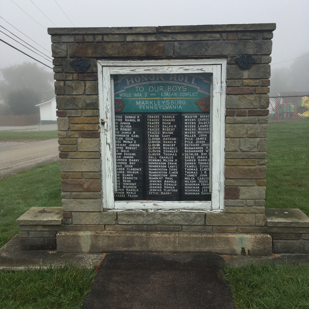 Markleysburg Honor Roll